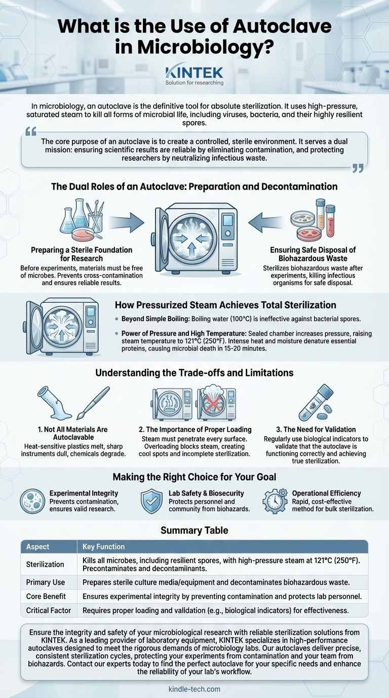 Каково применение автоклава в микробиологии? Обеспечение стерильных условий для получения надежных результатов Визуальное руководство