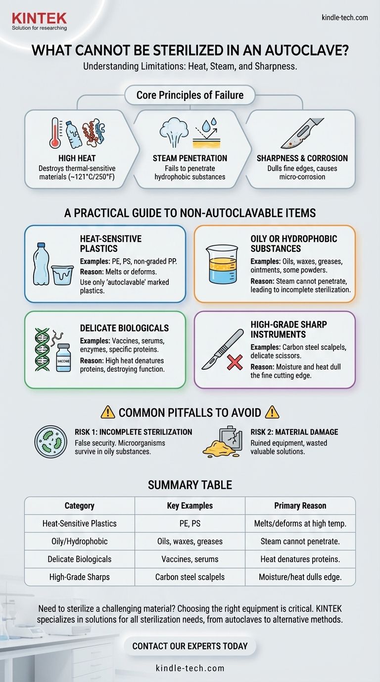 Quelle substance ne peut PAS être stérilisée en autoclave ? Un guide pour protéger les matériaux sensibles à la chaleur Guide Visuel