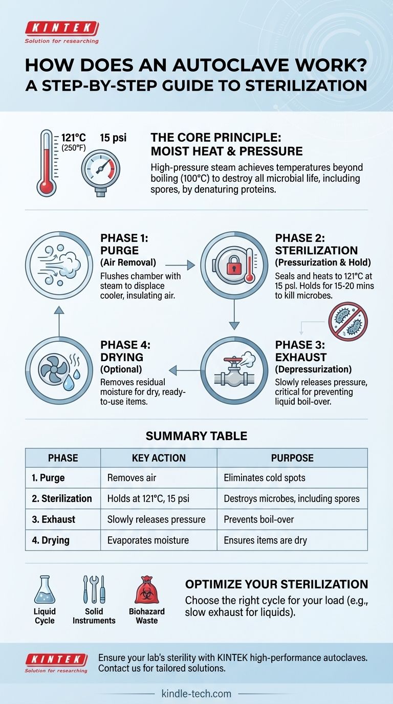 オートクレーブはどのように機能しますか？信頼性の高い滅菌のためのガイド ビジュアルガイド