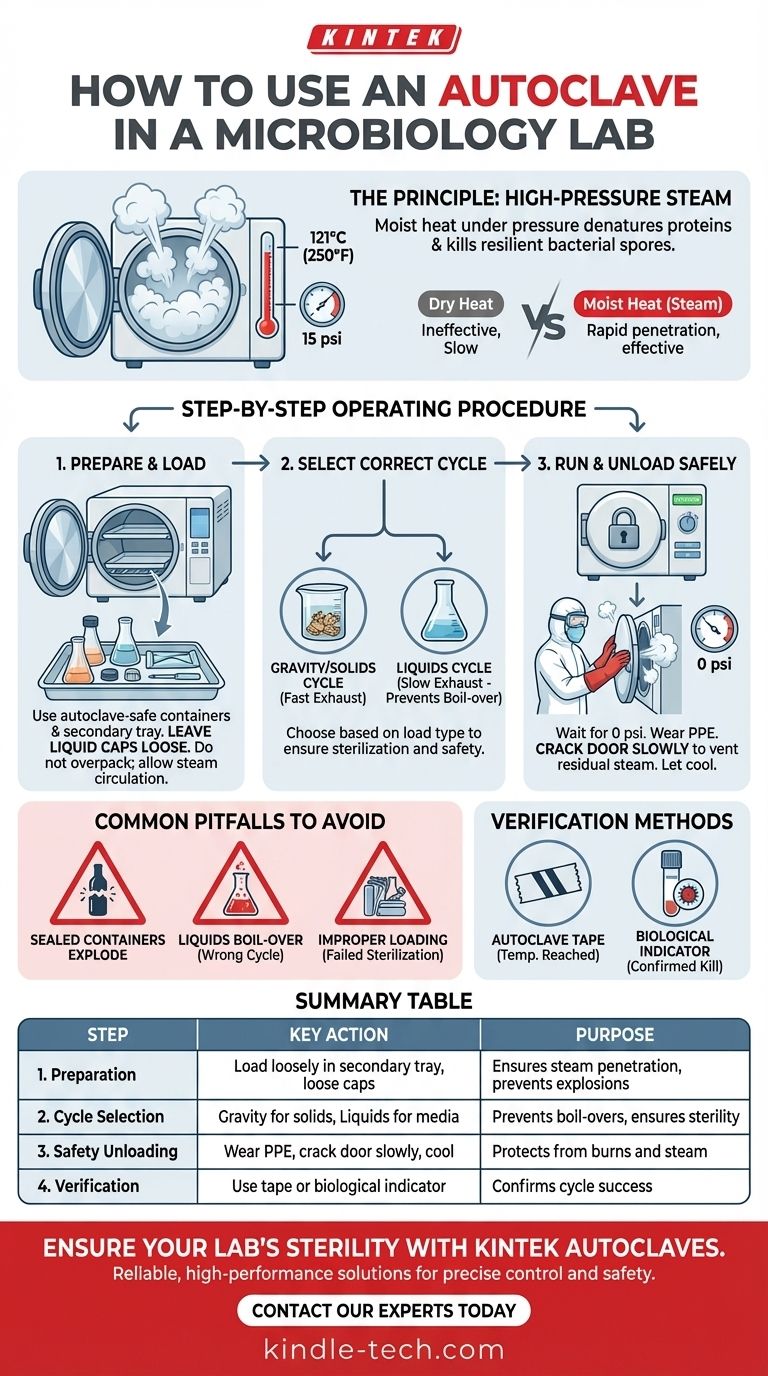How do you use an autoclave in a microbiology lab? Master Sterilization for Lab Safety & Accuracy Visual Guide