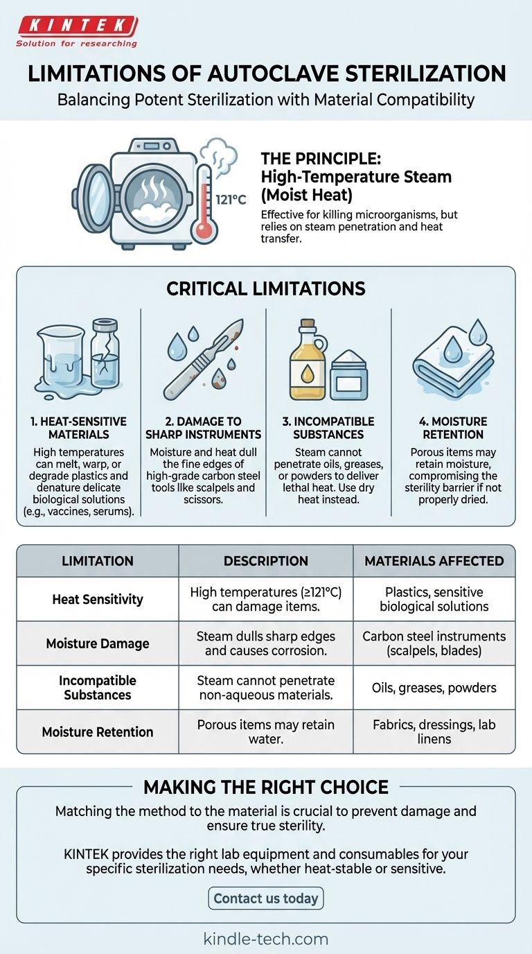 Quali sono i limiti dell'autoclave per la sterilizzazione? Evita danni costosi alle tue attrezzature di laboratorio Guida Visiva