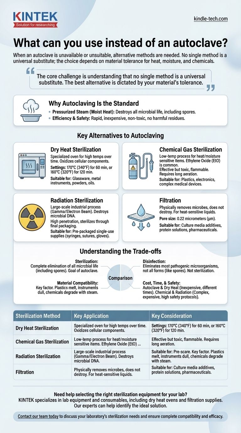 Was kann man anstelle eines Autoklaven verwenden? Finden Sie die richtige Sterilisationsmethode für Ihre Materialien Visuelle Anleitung