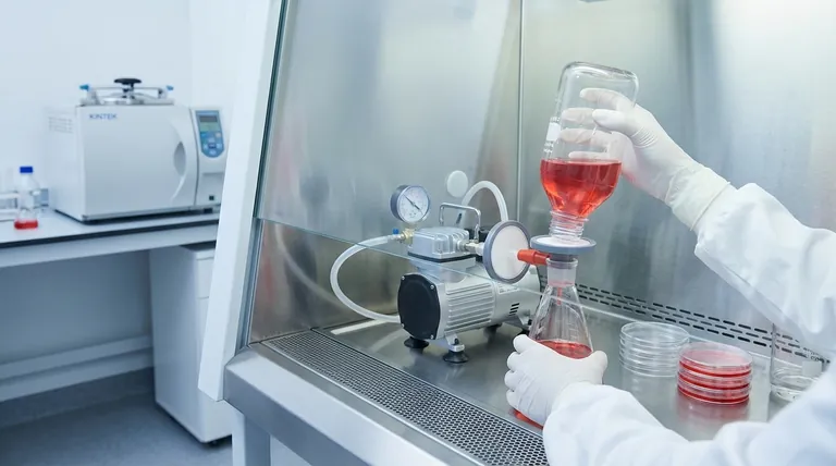 Qual é o método alternativo de esterilização para meios de cultura se a autoclavagem não for adequada? Proteja Componentes Sensíveis ao Calor