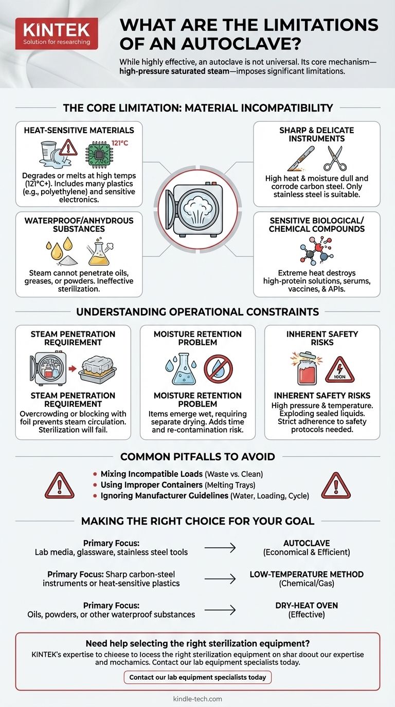 오토클레이브의 한계는 무엇인가요? 재료 적합성과 안전 제약 조건 이해 시각적 가이드