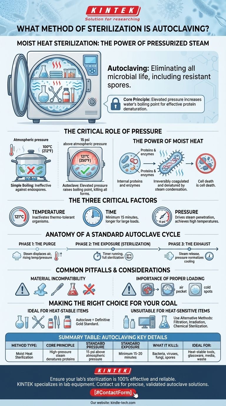 What method of sterilization is autoclaving? The Definitive Guide to Moist Heat Sterilization Visual Guide