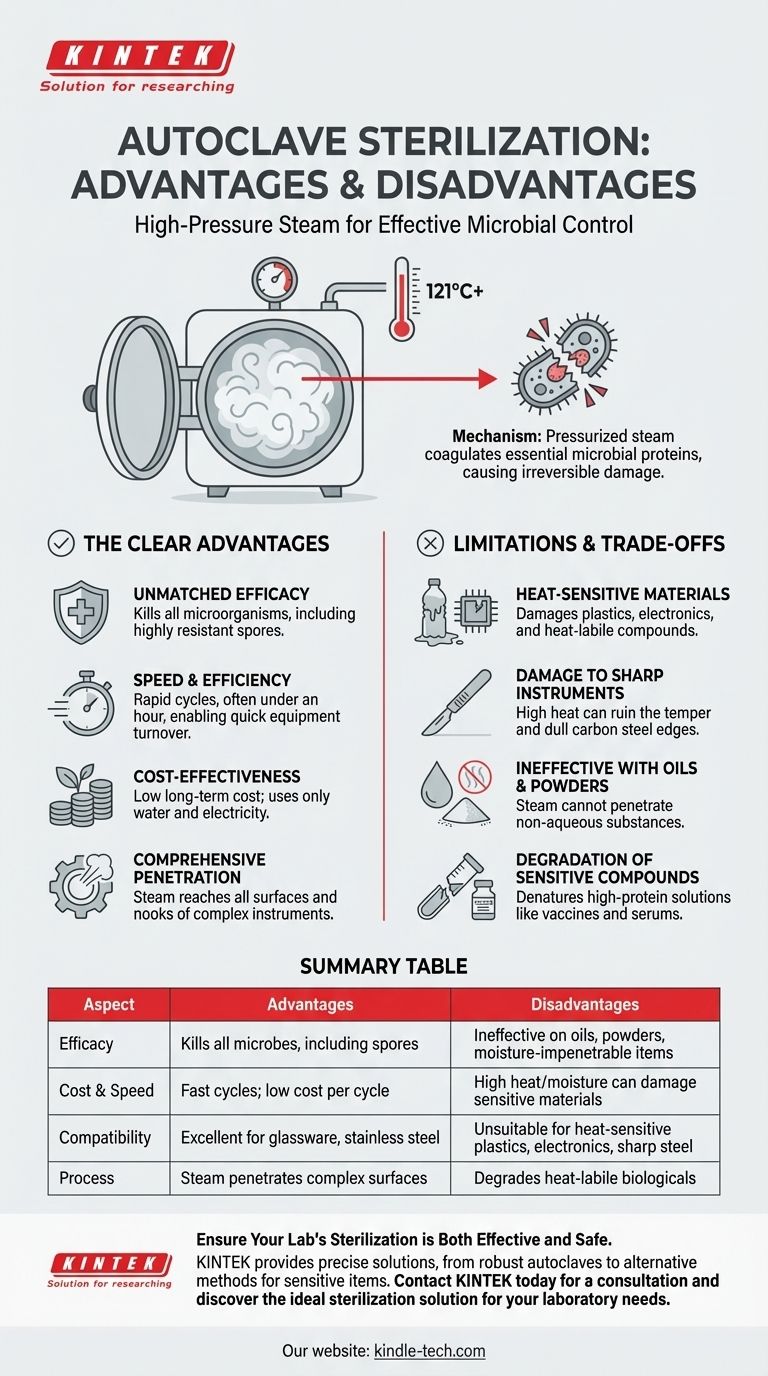 オートクレーブ滅菌の長所と短所は何ですか？研究室で信頼性の高い滅菌を実現 ビジュアルガイド