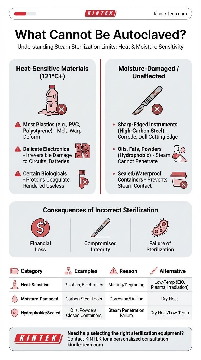 What type of instruments Cannot be autoclaved? Protect Your Equipment from Heat and Moisture Damage Visual Guide
