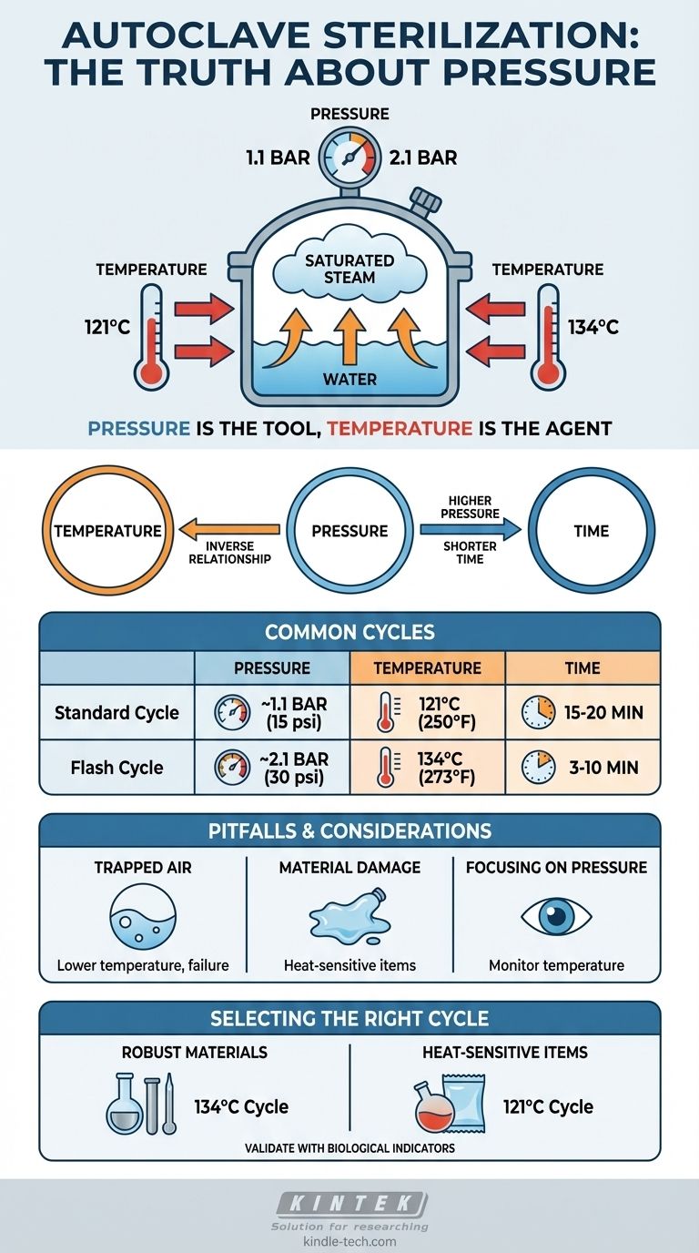 ¿Cuál es la presión en bares para la esterilización en autoclave? Domine el vínculo crítico entre presión y temperatura Guía Visual