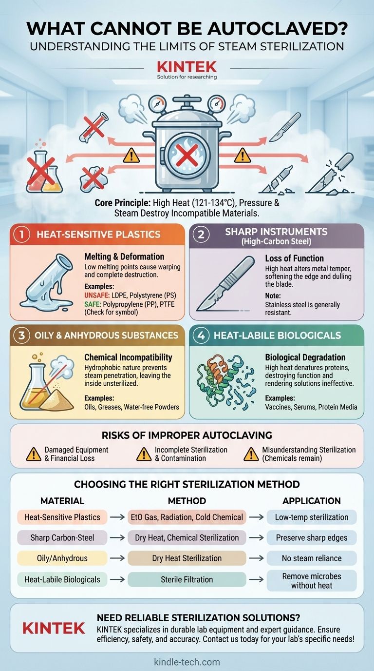 Welches Instrument kann NICHT autoklaviert werden? Schützen Sie Ihre Laborausrüstung vor Sterilisationsschäden Visuelle Anleitung