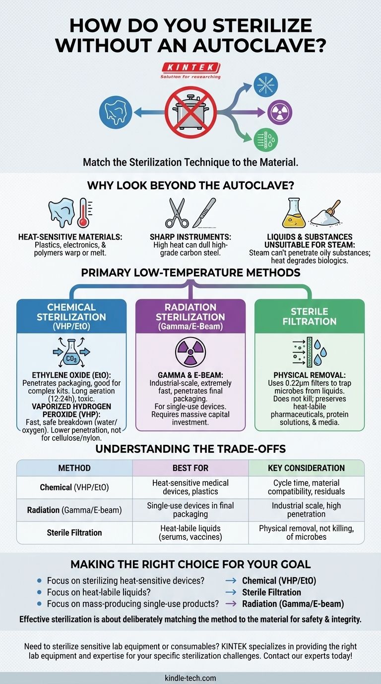 How do you sterilise without an autoclave? Effective methods for heat-sensitive materials Visual Guide