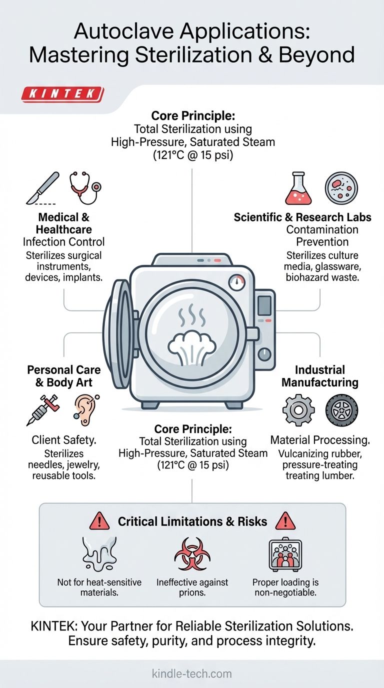 Quali sono le applicazioni dell'autoclave? Sterilizzazione Essenziale per Esigenze Mediche, di Laboratorio e Industriali Guida Visiva