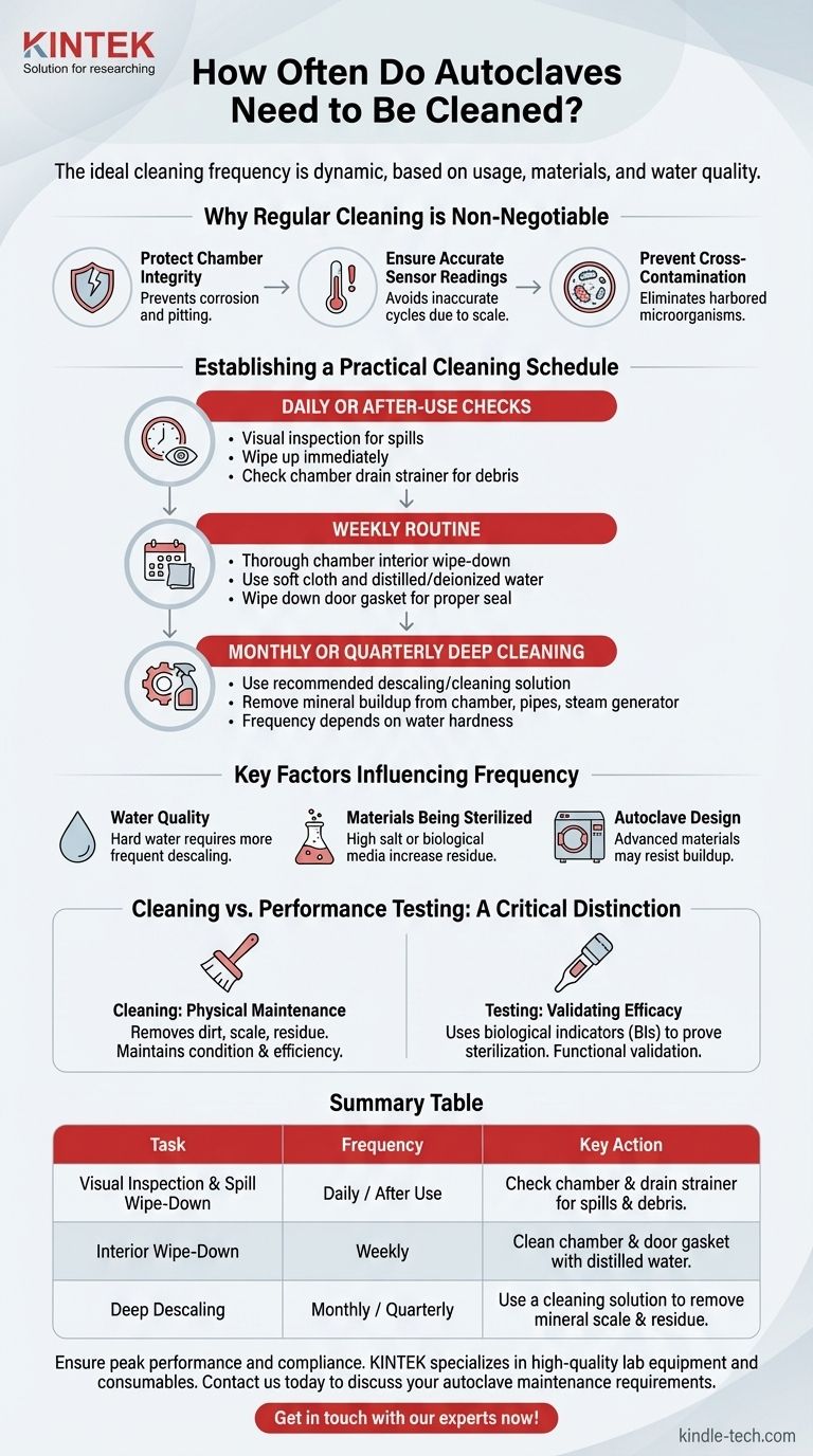 How often do autoclaves need to be cleaned? A Guide to Protecting Your Lab's Sterilization Integrity Visual Guide