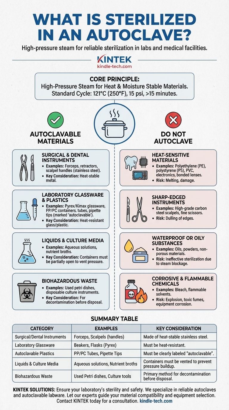 Which instruments are sterilized in autoclave? Ensure Sterility for Your Lab Equipment Visual Guide