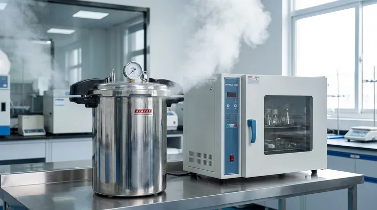 Warum ist ein Autoklav oder Schnellkochtopf zur Desinfektion besser als Trockenhitze? Überlegene Sterilisation durch Dampf