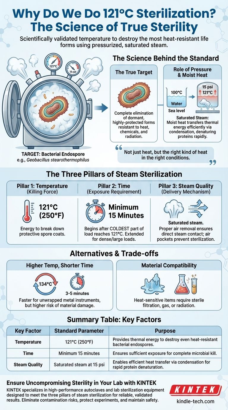 왜 121도 멸균을 하는가? 완벽한 무균 상태를 보장하는 과학적 근거 시각적 가이드