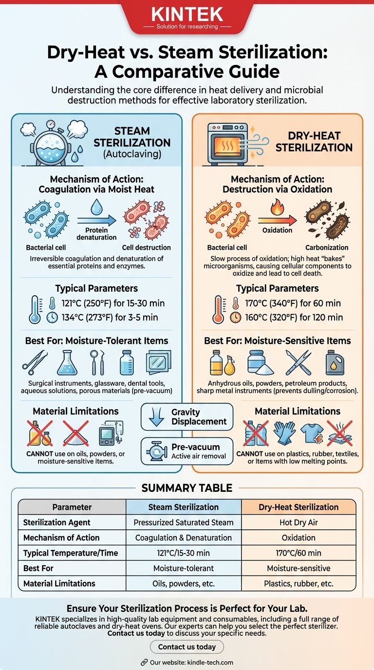 Какова разница между стерилизацией сухим жаром и паром? Руководство по выбору правильного метода Визуальное руководство