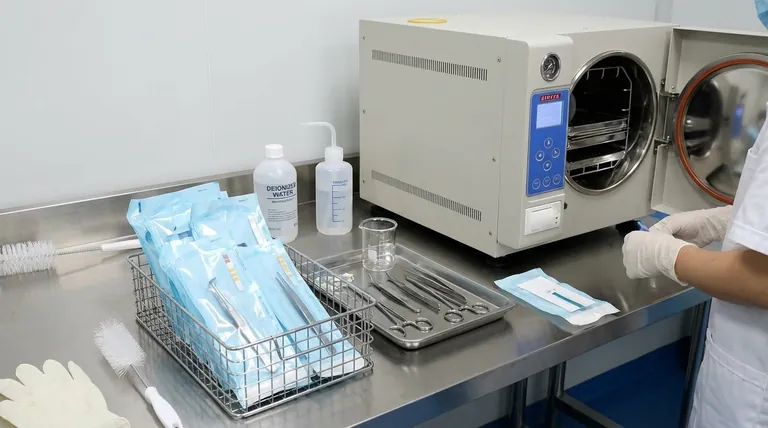 ما هي خطوات تحضير الأدوات للتعقيم بالبخار (الأوتوكلاف)؟ ضمان التعقيم وحماية معداتك