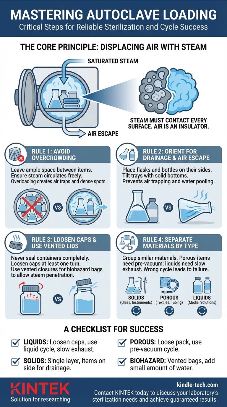 Qu'est-ce qui est important lors du chargement d'un autoclave ? Obtenez une stérilisation fiable grâce à une technique appropriée Guide Visuel