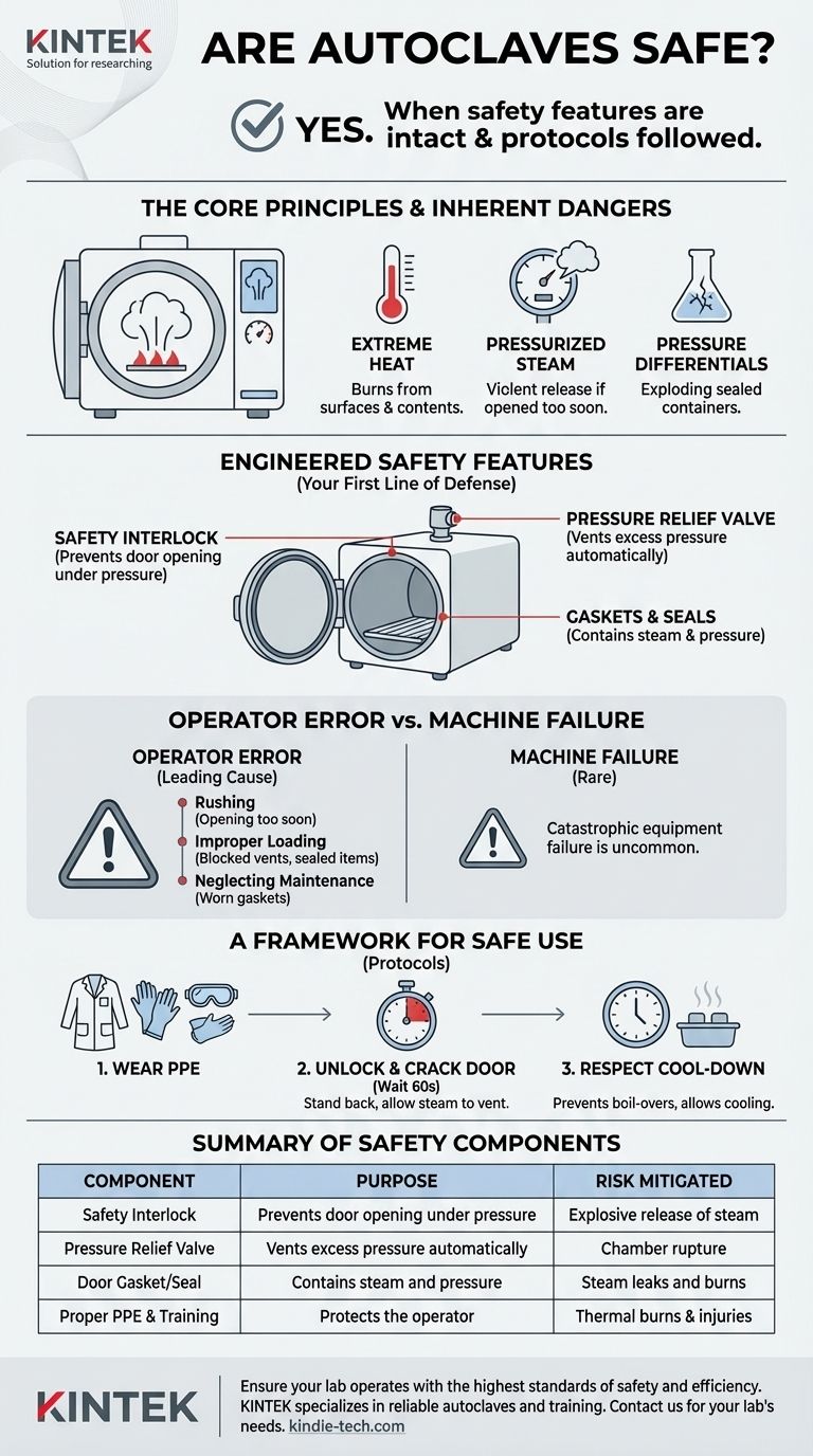 Безопасны ли автоклавы? Как обеспечить безопасность стерилизации в вашей лаборатории Визуальное руководство
