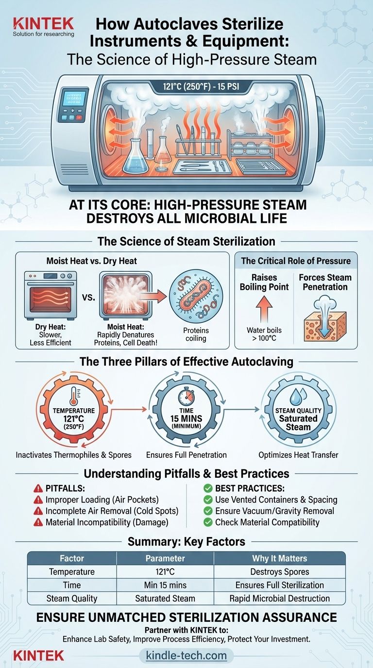 Wie sterilisiert ein Autoklav Instrumente, Verbrauchsmaterialien und Geräte? Ein Leitfaden zur Hochdruck-Dampfsterilisation Visuelle Anleitung