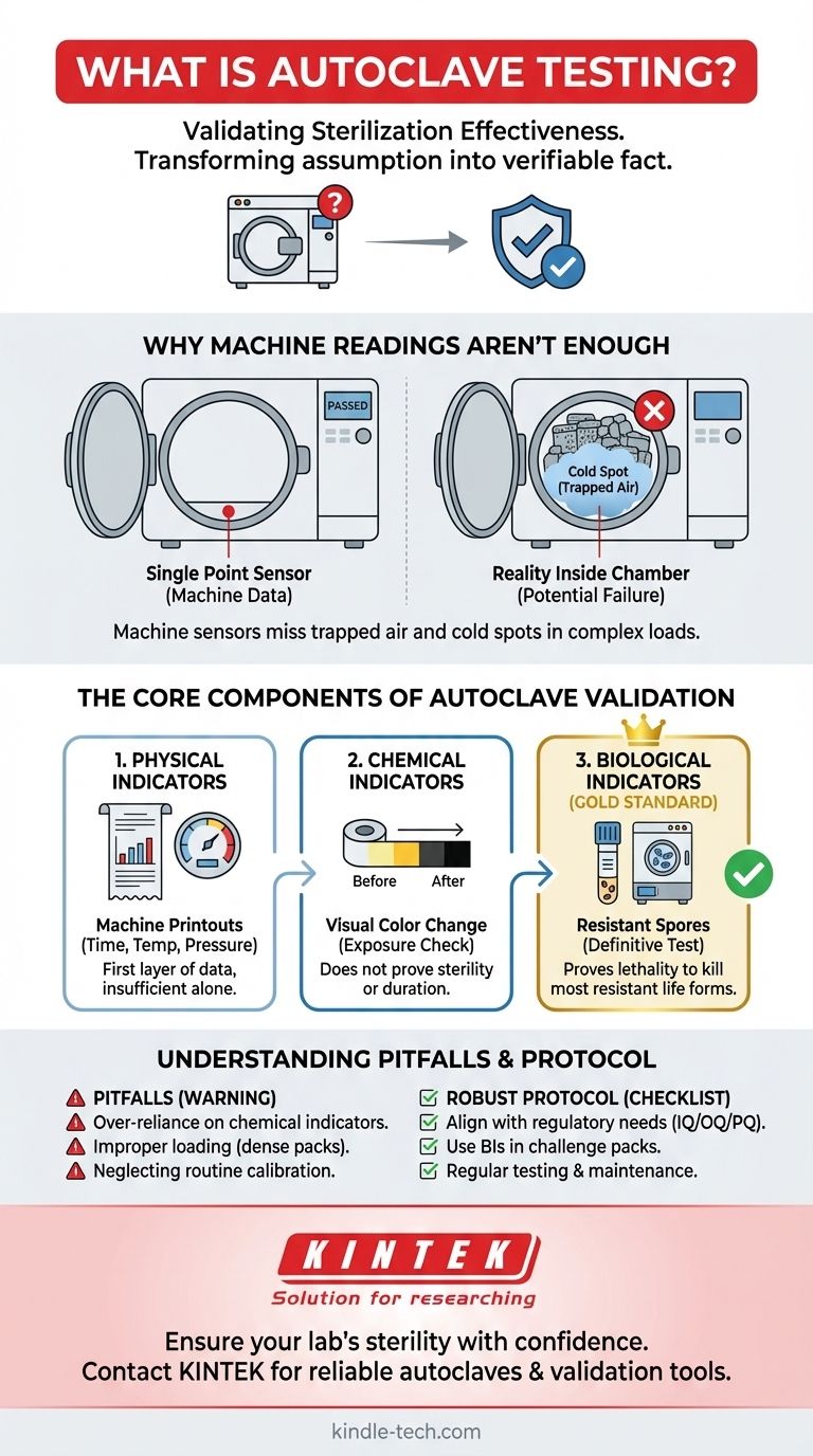 What is autoclave testing? Ensure Sterility with Validated Cycles and BI Indicators Visual Guide
