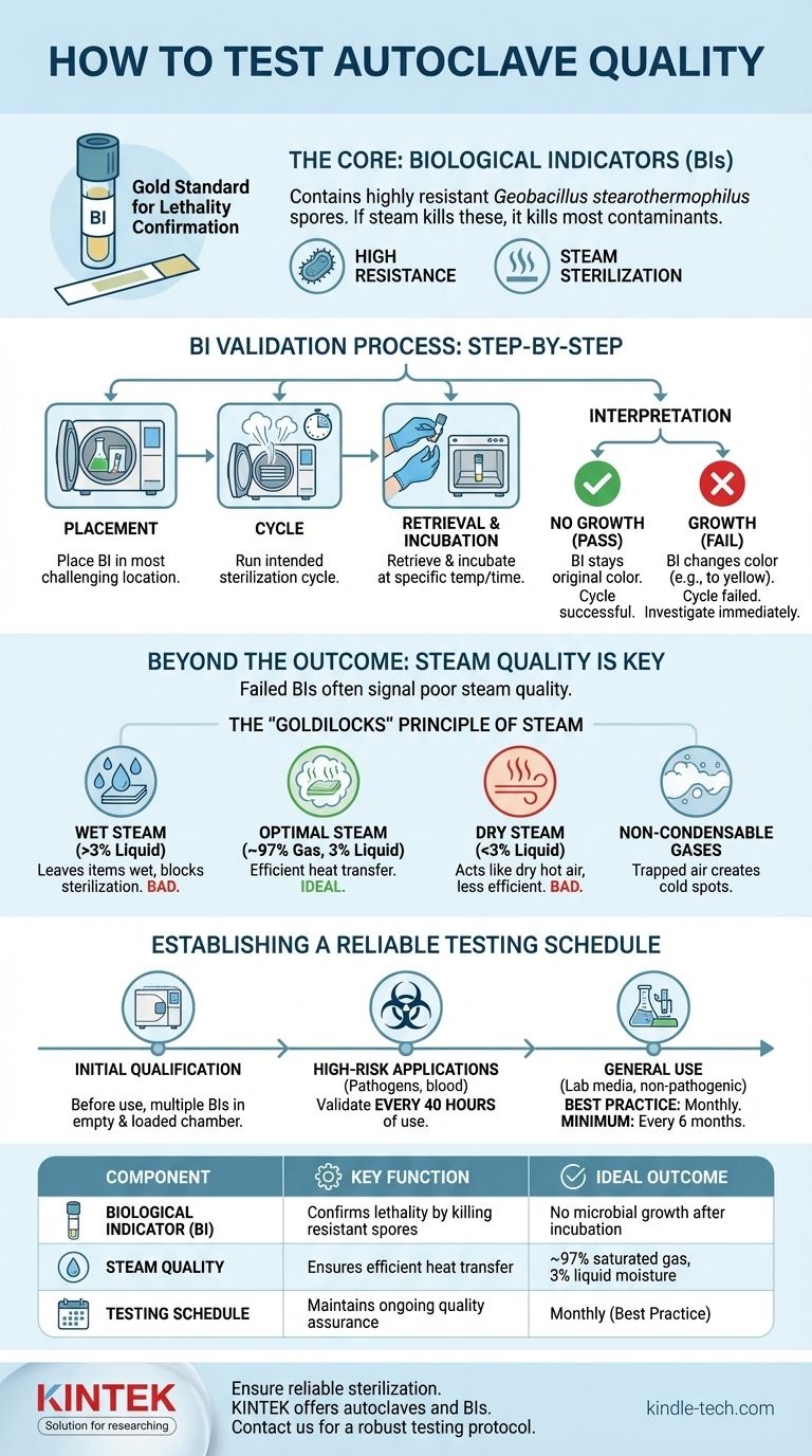 オートクレーブの品質をどのようにテストしますか？生物学的インジケーターによる滅菌の確実性を確保する ビジュアルガイド