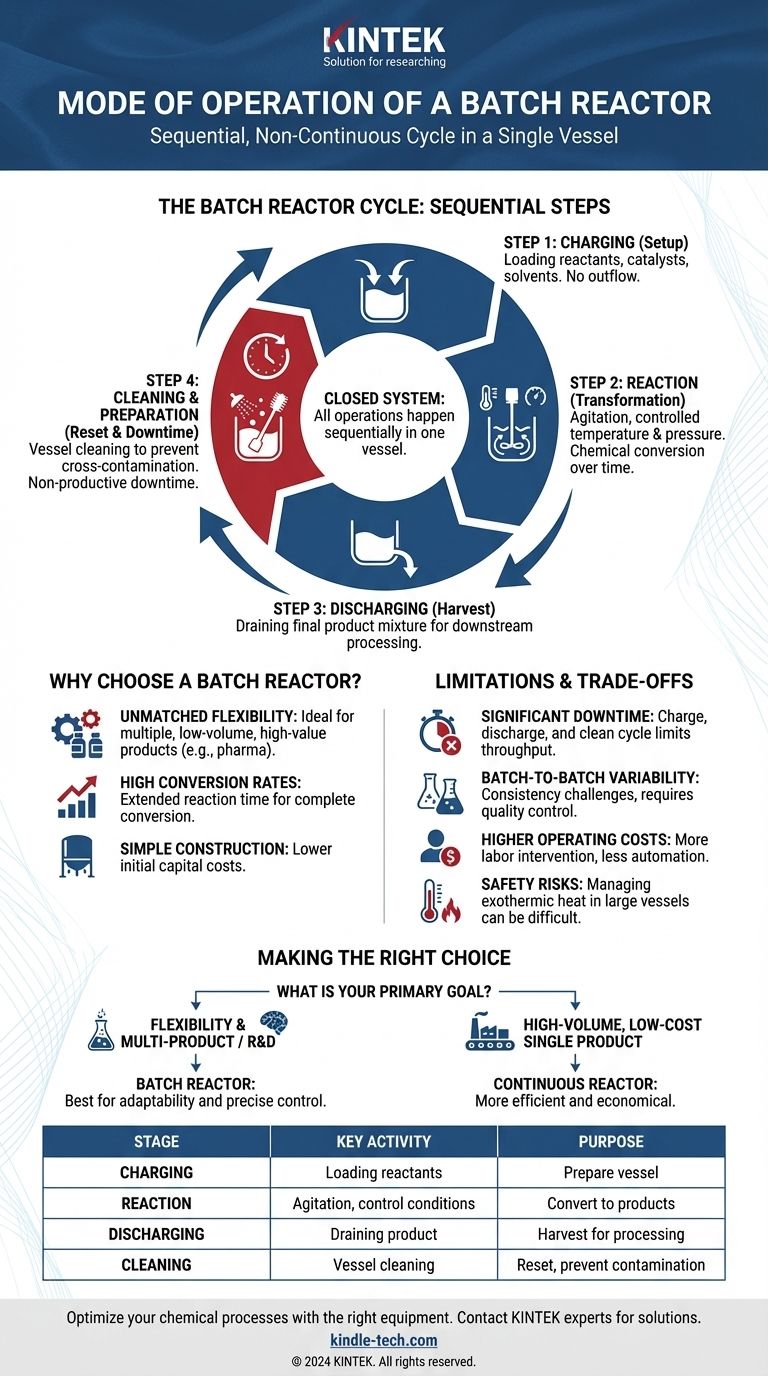 Wie funktioniert ein Batch-Reaktor? Eine Schritt-für-Schritt-Anleitung für seinen flexiblen Prozess Visuelle Anleitung