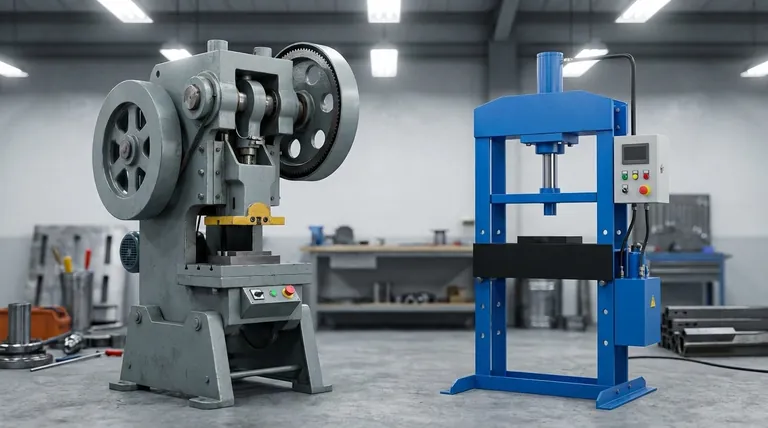 Qual é a diferença entre uma prensa mecânica e uma prensa hidráulica? Escolha a Força Certa para a Sua Aplicação