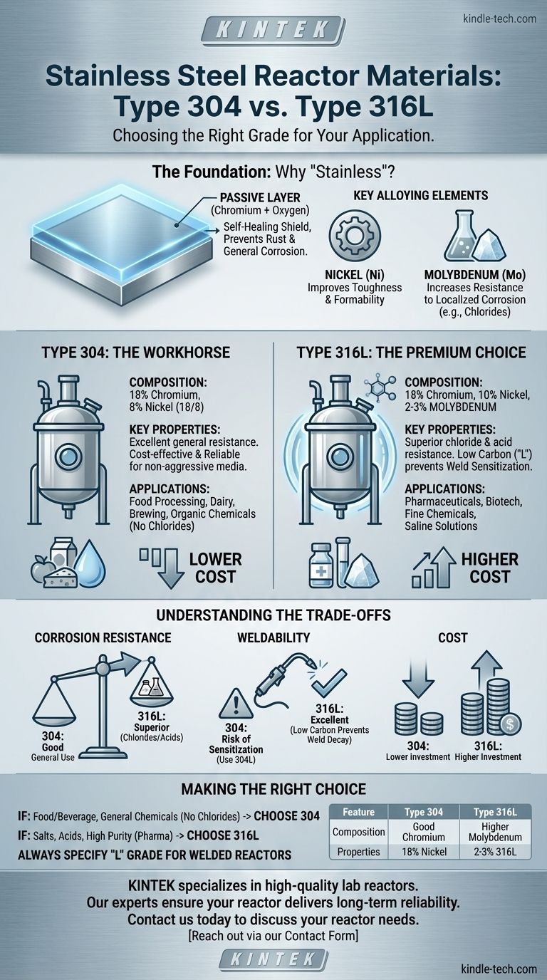 ステンレス鋼製反応器の材料は何ですか？最適な性能のために304と316Lのどちらを選びますか ビジュアルガイド