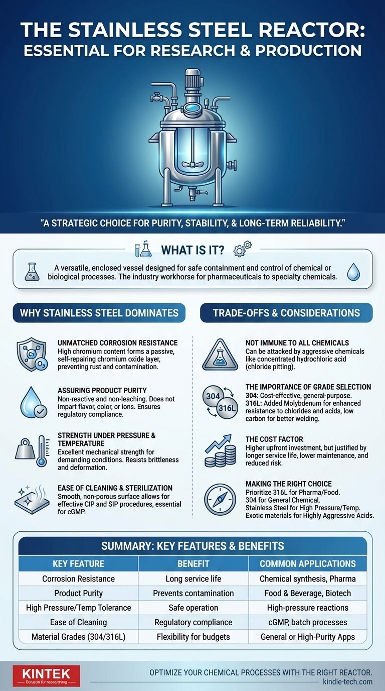 Каково назначение реактора из нержавеющей стали? Руководство по универсальной и безопасной химической переработке Визуальное руководство