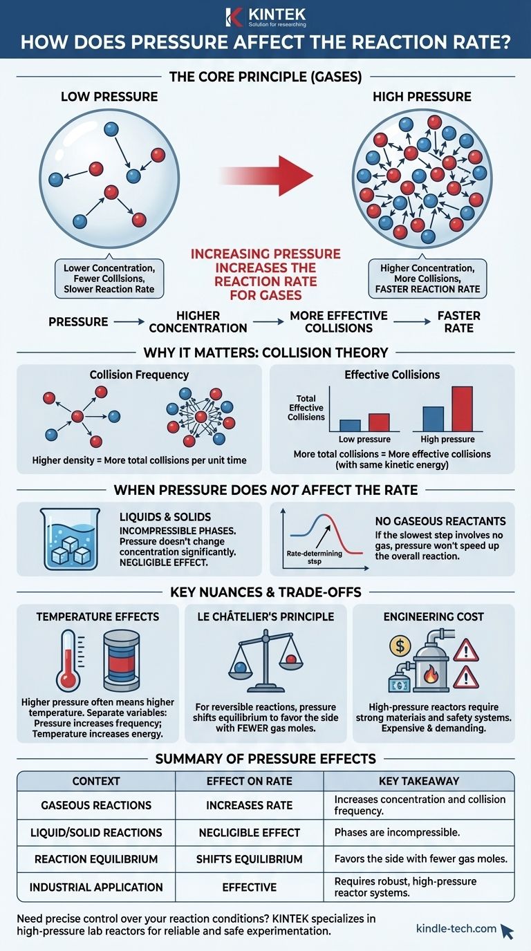 Wie beeinflusst der Druck die Reaktionsgeschwindigkeit? Beschleunigen Sie die Gasreaktionsgeschwindigkeit durch Druckkontrolle Visuelle Anleitung