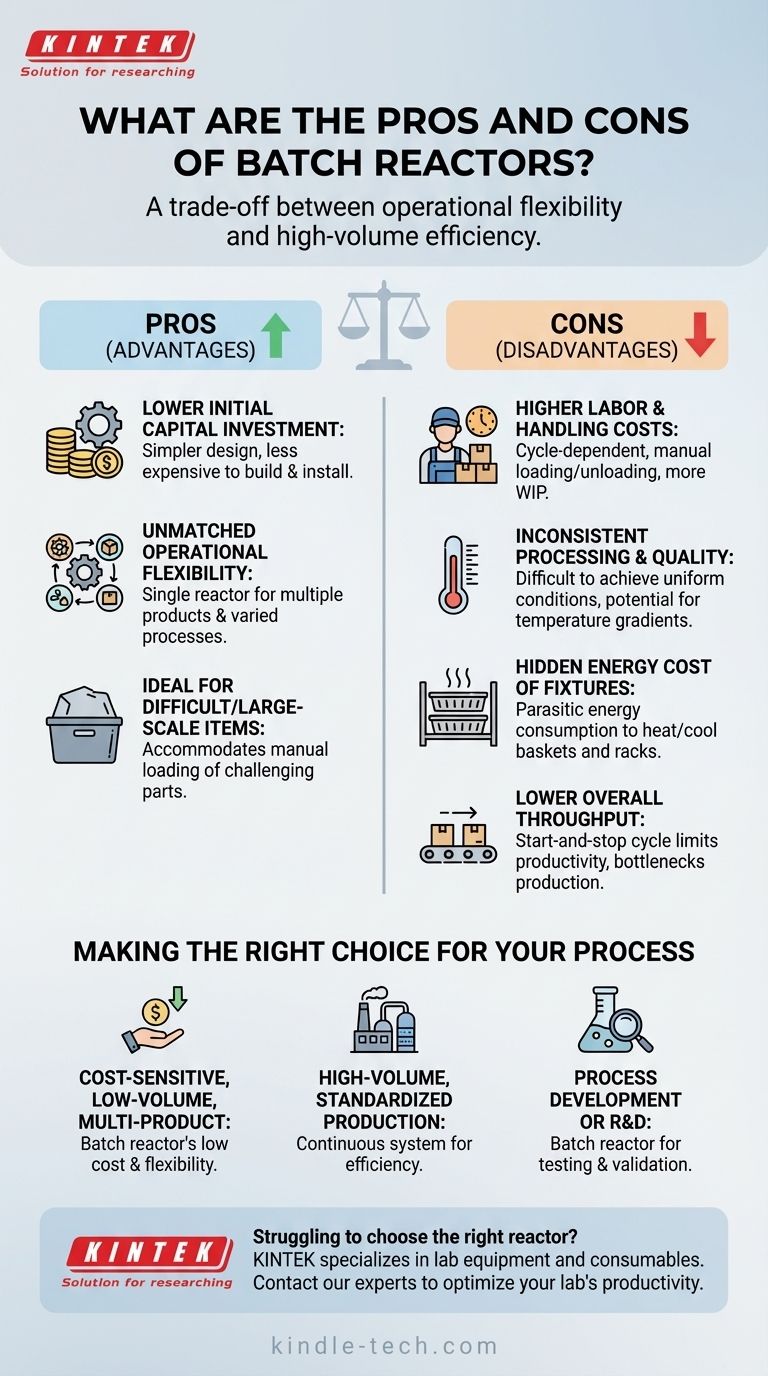 What are the pros and cons of batch reactor? Balancing Flexibility vs. Efficiency for Your Lab Visual Guide