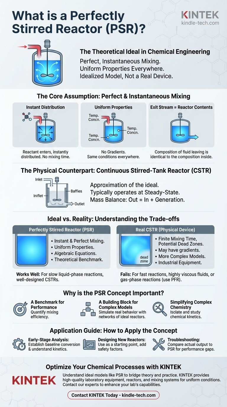 Что такое реактор с идеальным перемешиванием? Освойте идеальную модель для проектирования химических процессов Визуальное руководство