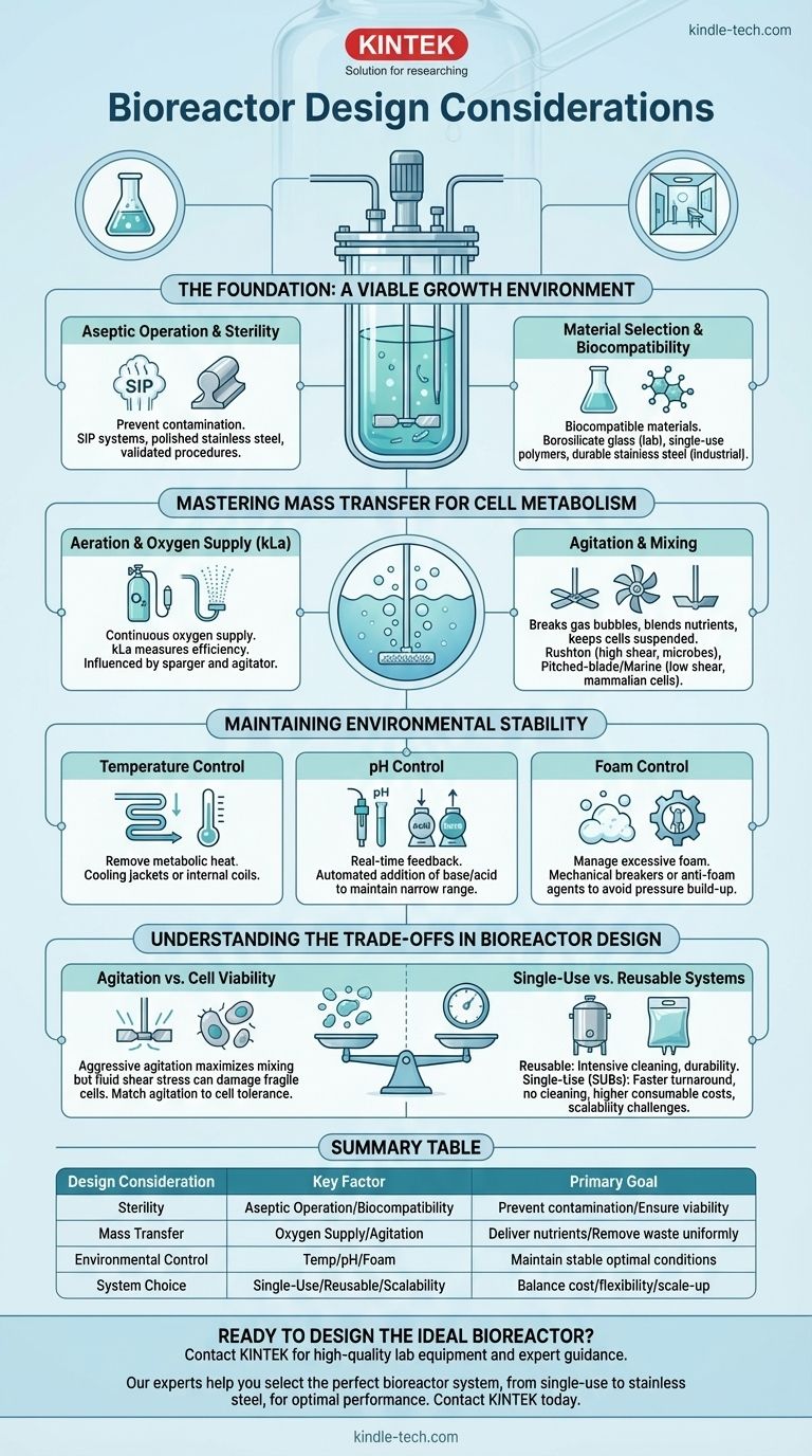 Quais são as considerações de projeto para biorreatores? Construa o ambiente perfeito para o crescimento celular Guia Visual