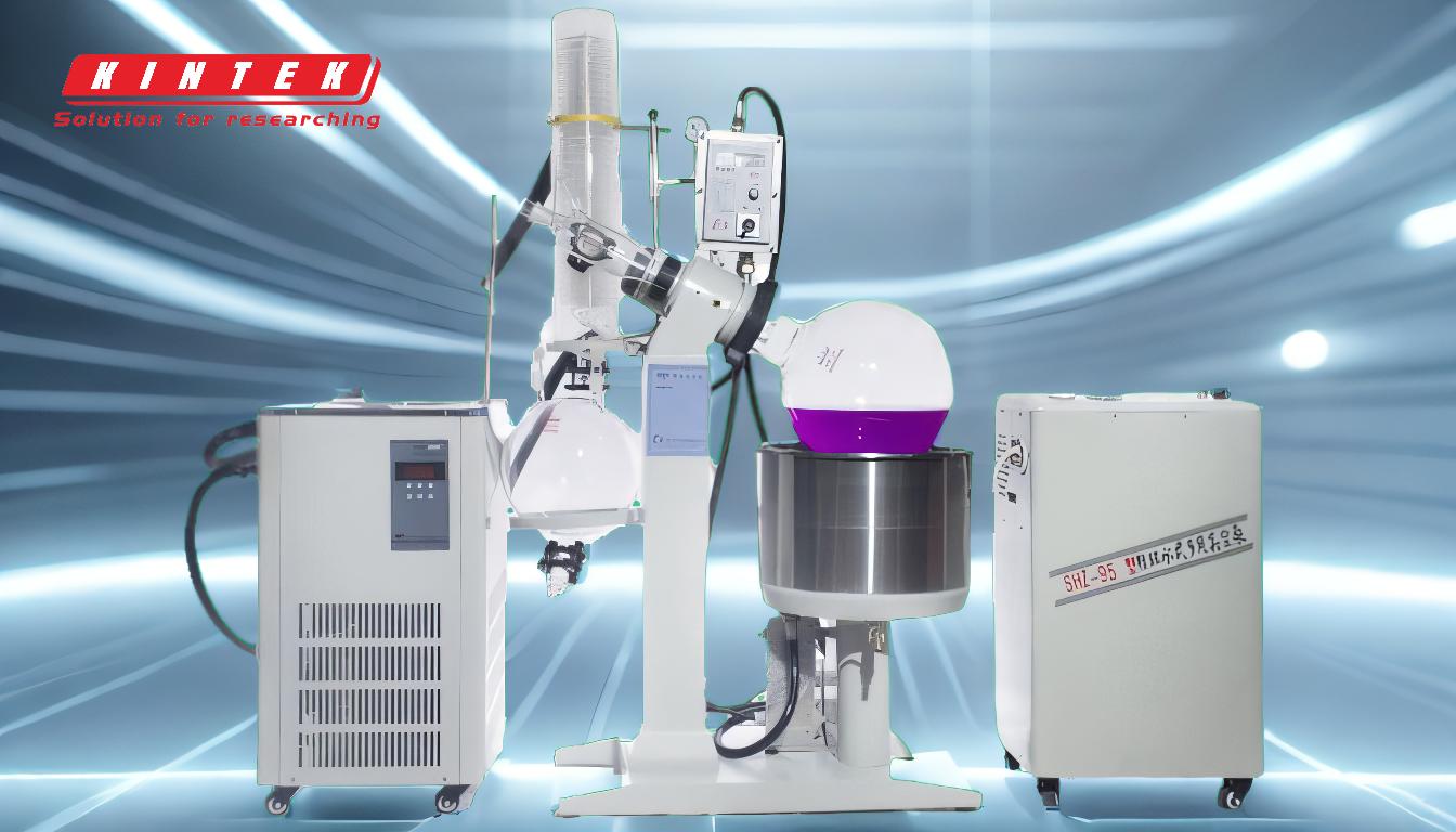Why is reducing pressure inside a rotary evaporator (rotavap) critical for efficient evaporation?