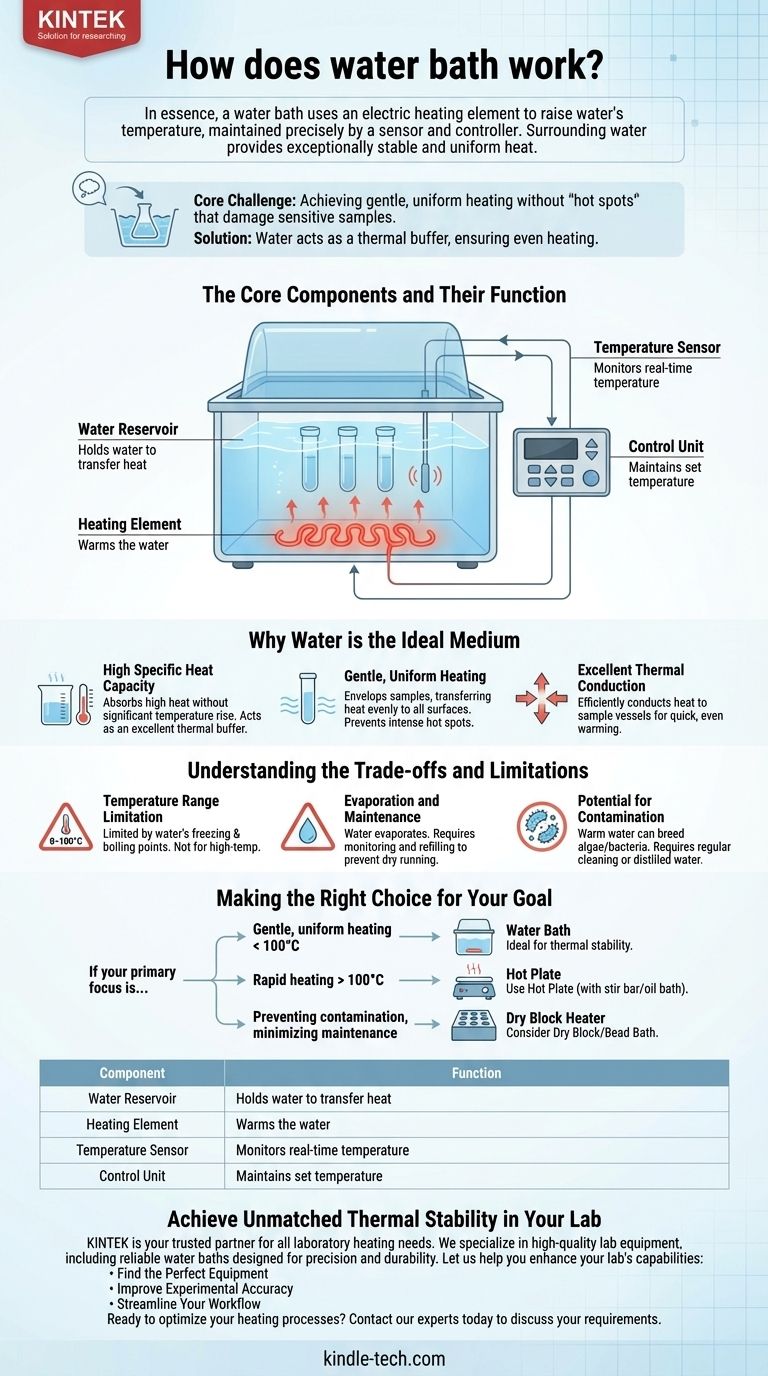 Comment fonctionne un bain-marie ? Maîtrisez le chauffage précis et doux pour votre laboratoire Guide Visuel