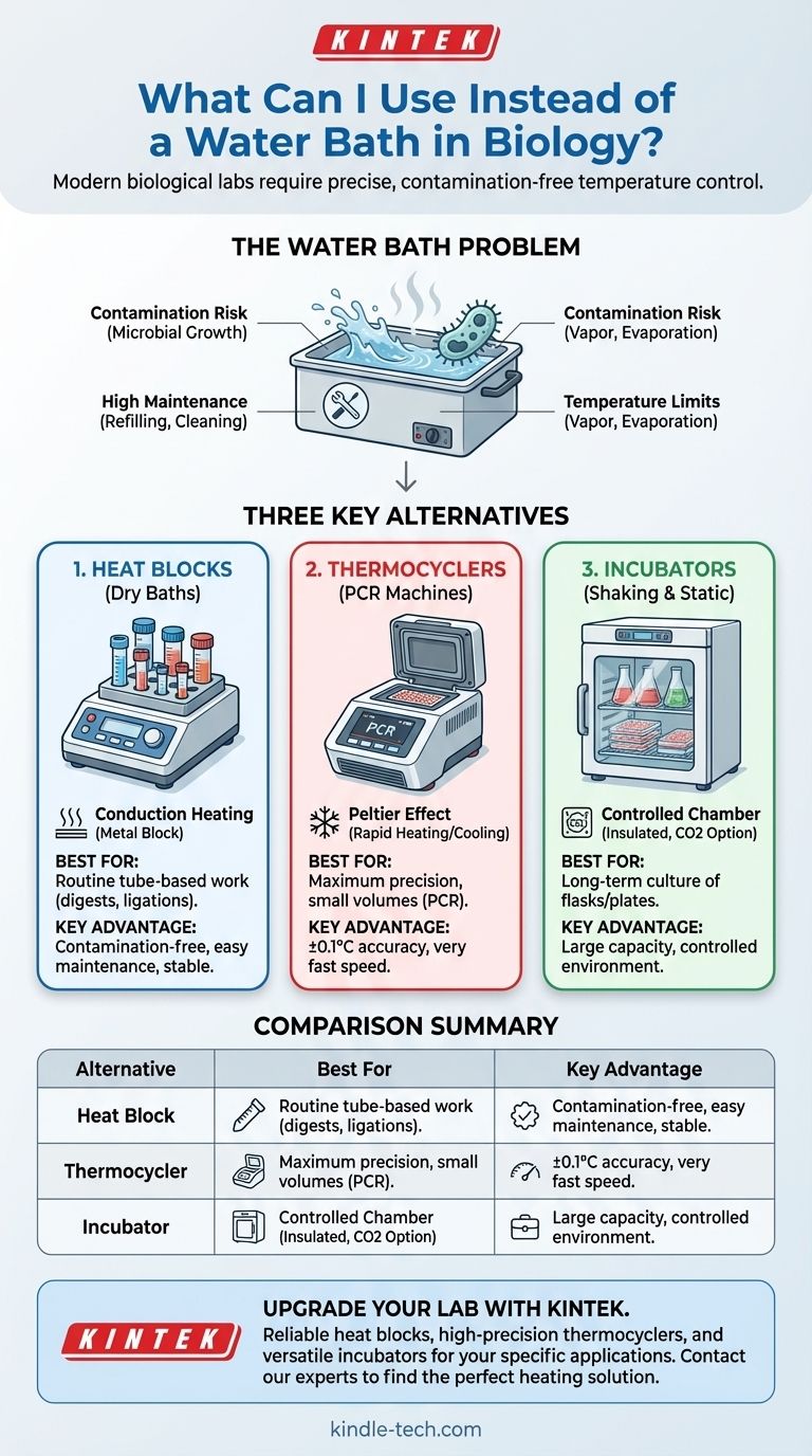 Was kann ich in der Biologie anstelle eines Wasserbades verwenden? Entdecken Sie sauberere, präzisere Alternativen Visuelle Anleitung