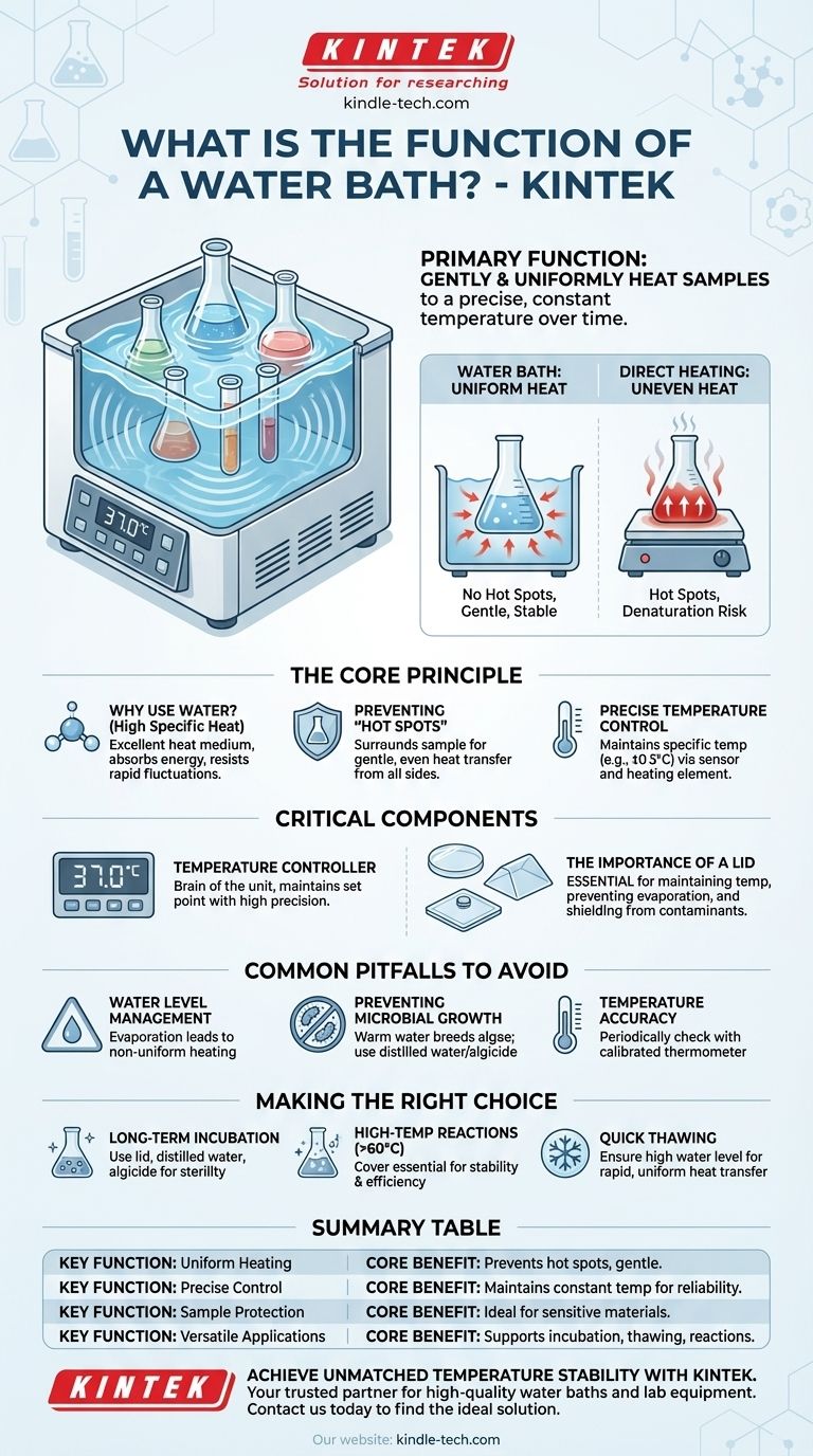 ¿Cuál es la función de un baño de agua? Logre un calentamiento preciso y suave para sus muestras de laboratorio Guía Visual