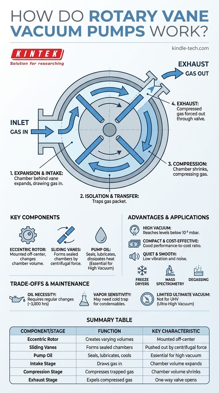 How do rotary vane vacuum pumps work? A Deep Dive into Efficient Vacuum Generation Visual Guide