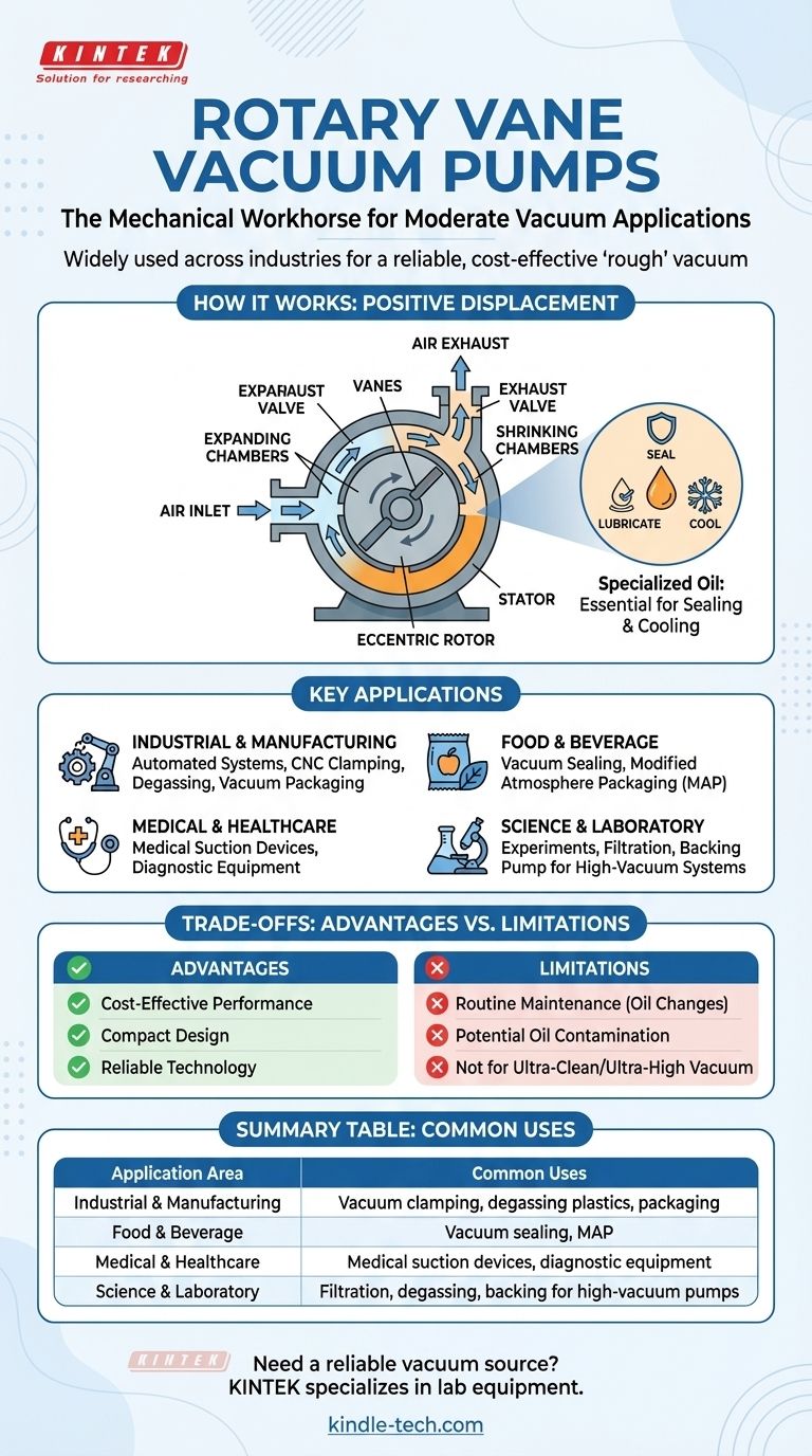 Per cosa viene utilizzata una pompa per vuoto a palette rotative? Alimentazione di applicazioni industriali e di laboratorio Guida Visiva
