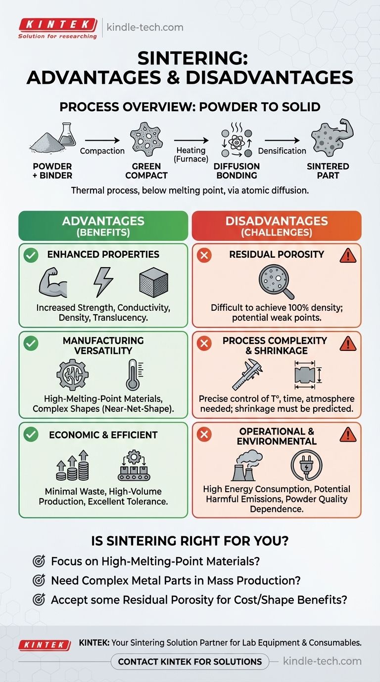 ما هي مزايا وعيوب التلبيد؟ دليل لمعالجة المساحيق عالية الأداء دليل مرئي