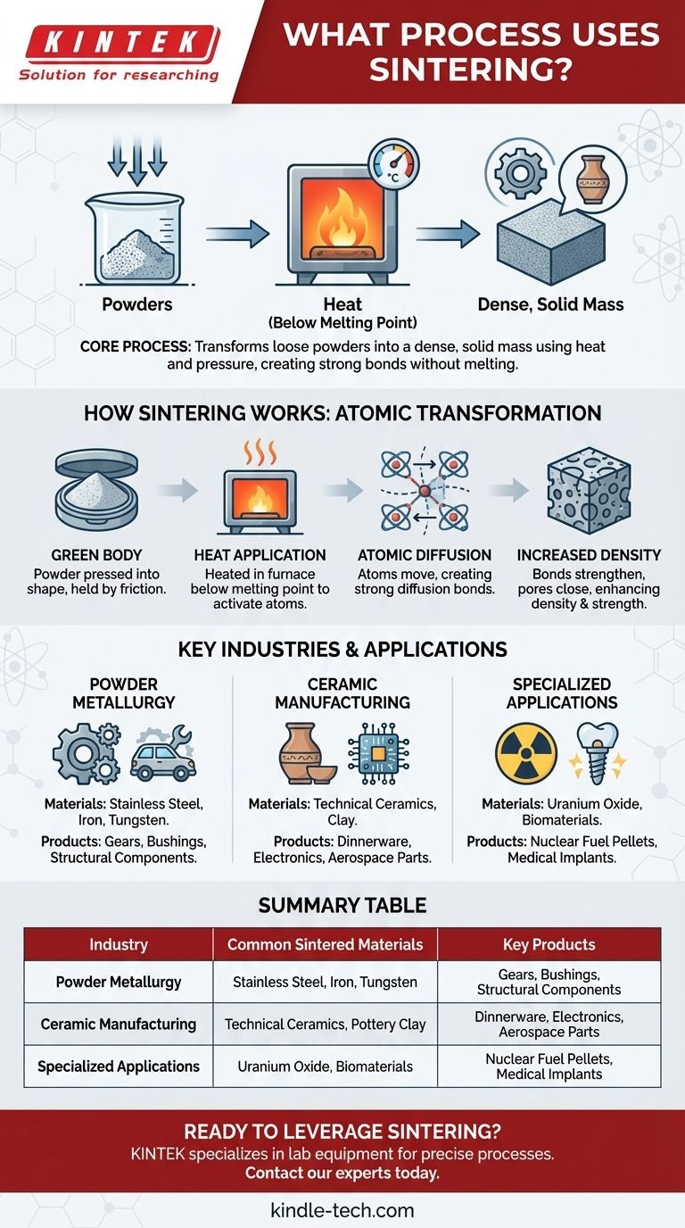 Welcher Prozess verwendet Sintern? Der Schlüssel zur Herstellung von Hochleistungs-Metall- und Keramikteilen Visuelle Anleitung