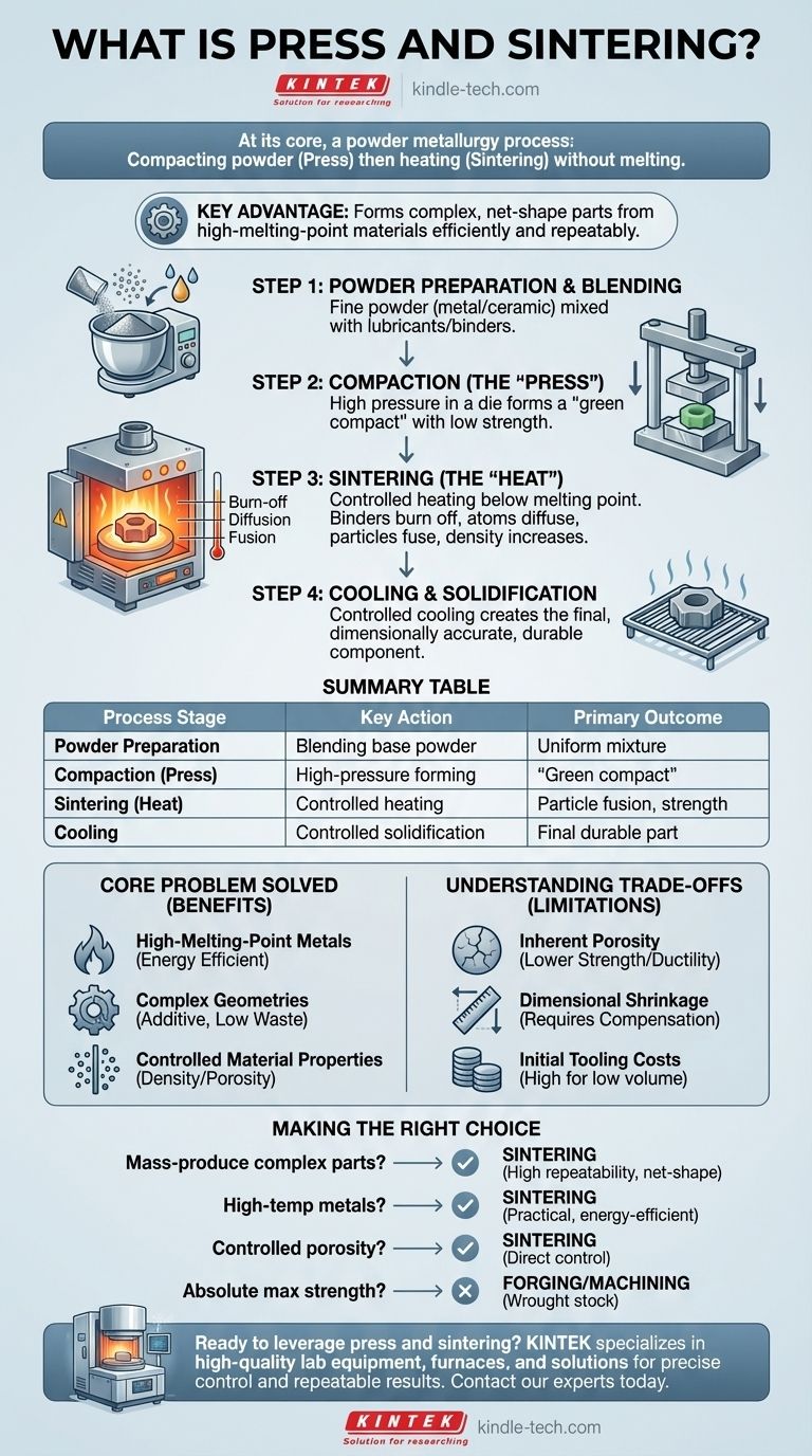 What is press and sintering? A Guide to Efficient, Net-Shape Manufacturing Visual Guide