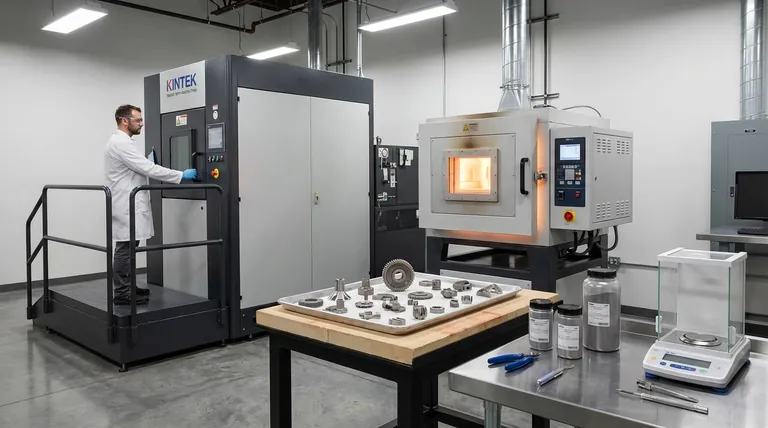 O que é prensagem e sinterização? Um Guia para Fabricação Eficiente e de Forma Final (Net-Shape)