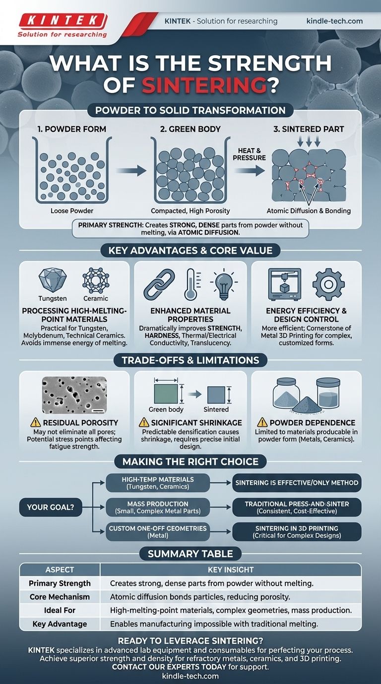 烧结的优势是什么？从粉末中制造耐用、高性能的零件 图解指南