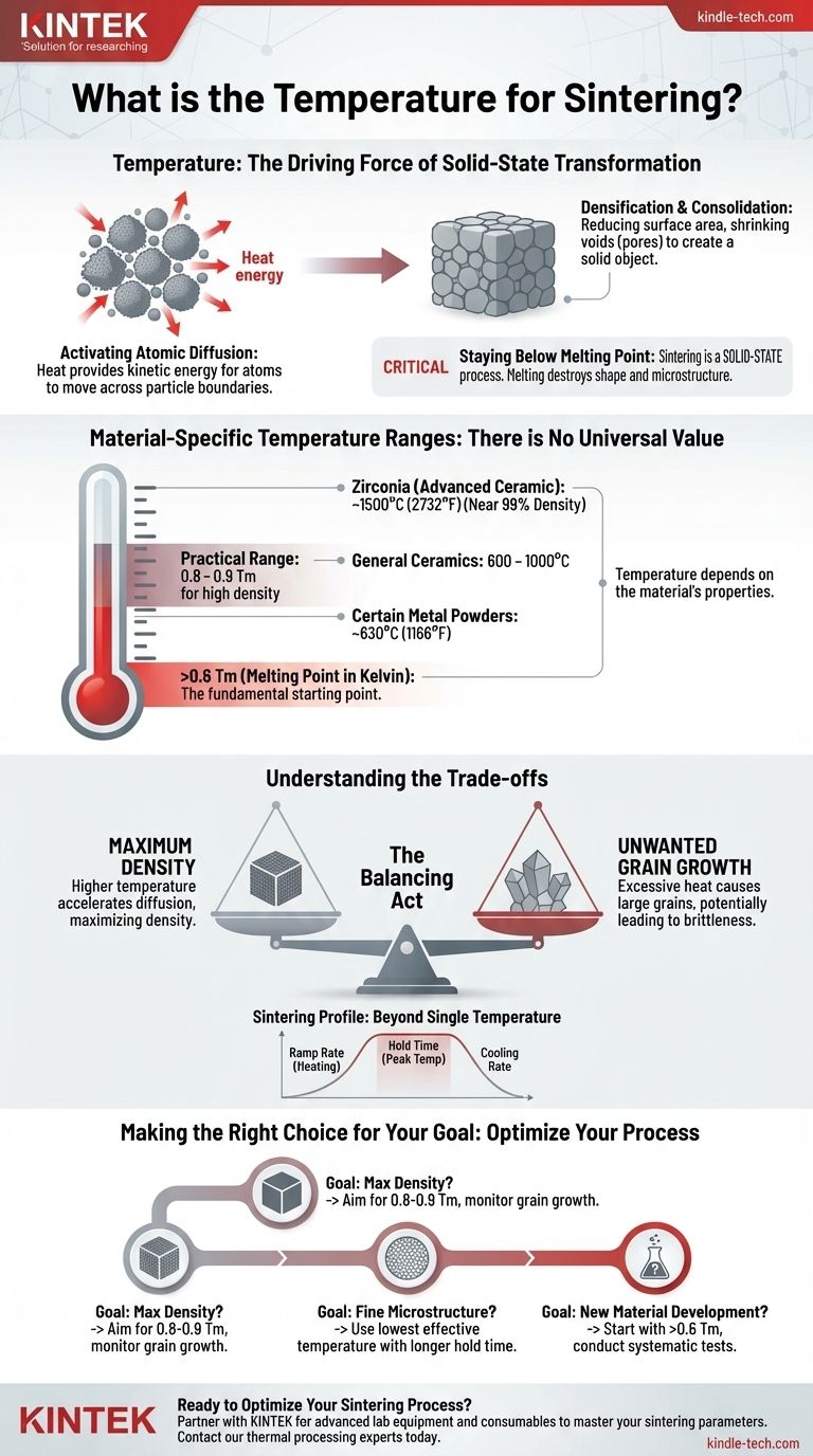 Quelle est la température de frittage ? Un guide des plages spécifiques aux matériaux et des compromis Guide Visuel