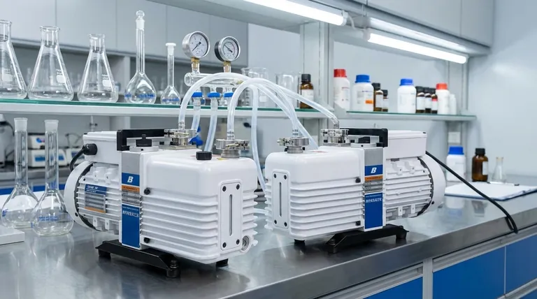 ロータリーベーンポンプの到達真空度はどれくらいですか？実験室や産業向けに中真空を実現する