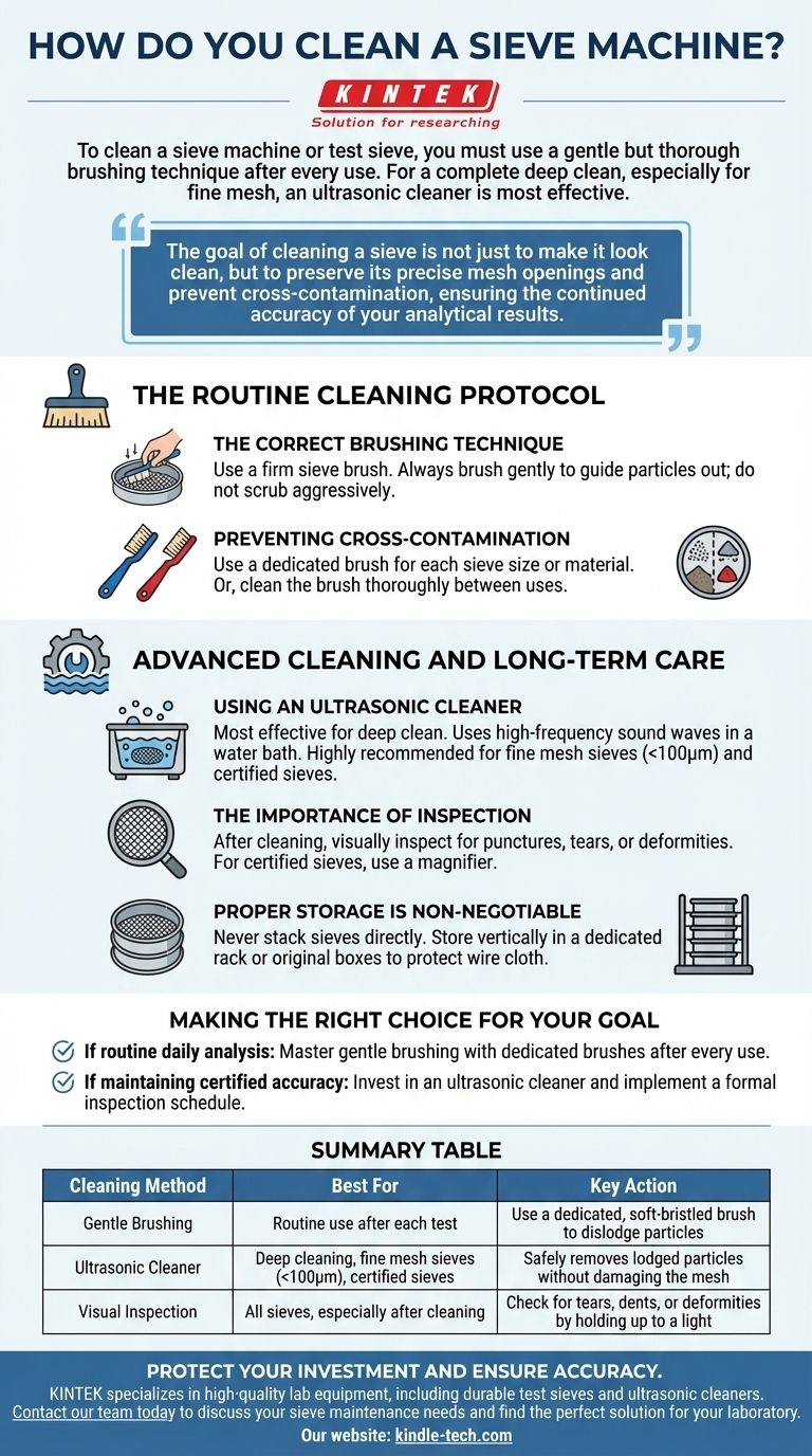 Comment nettoyer un tamis mécanique ? Assurez des résultats précis grâce à un entretien approprié Guide Visuel