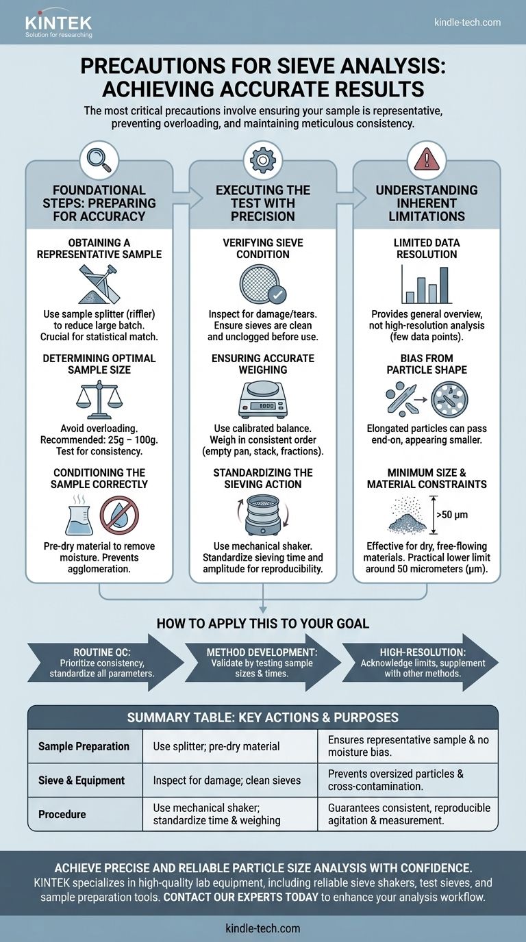 筛析的注意事项有哪些？确保准确的粒度分布结果 图解指南