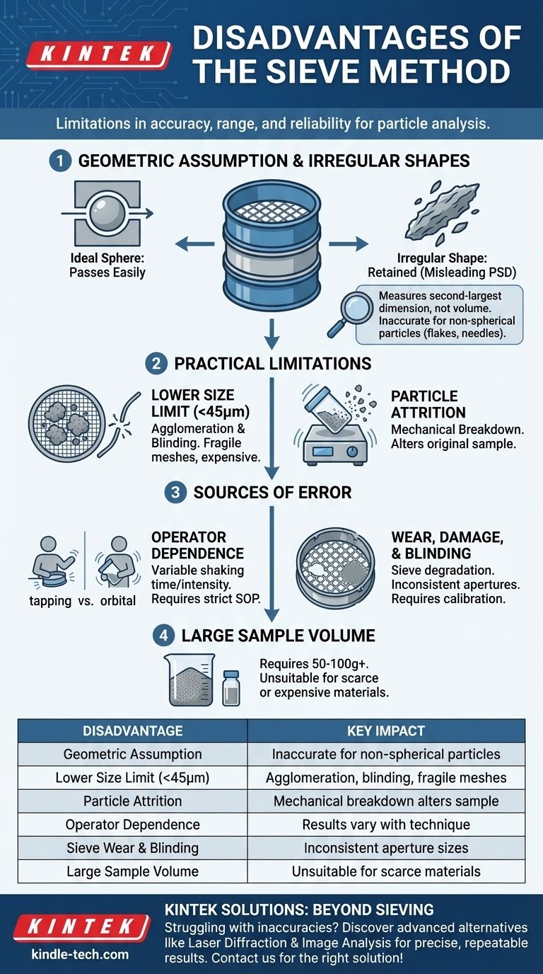 筛分法的缺点是什么？准确性和效率的局限性 图解指南